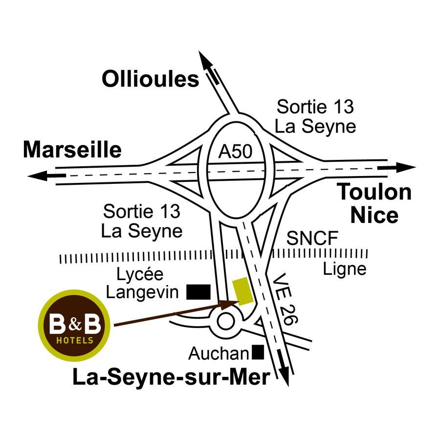 B&B Hotel Toulon La Seyne Sur Mer Buitenkant foto